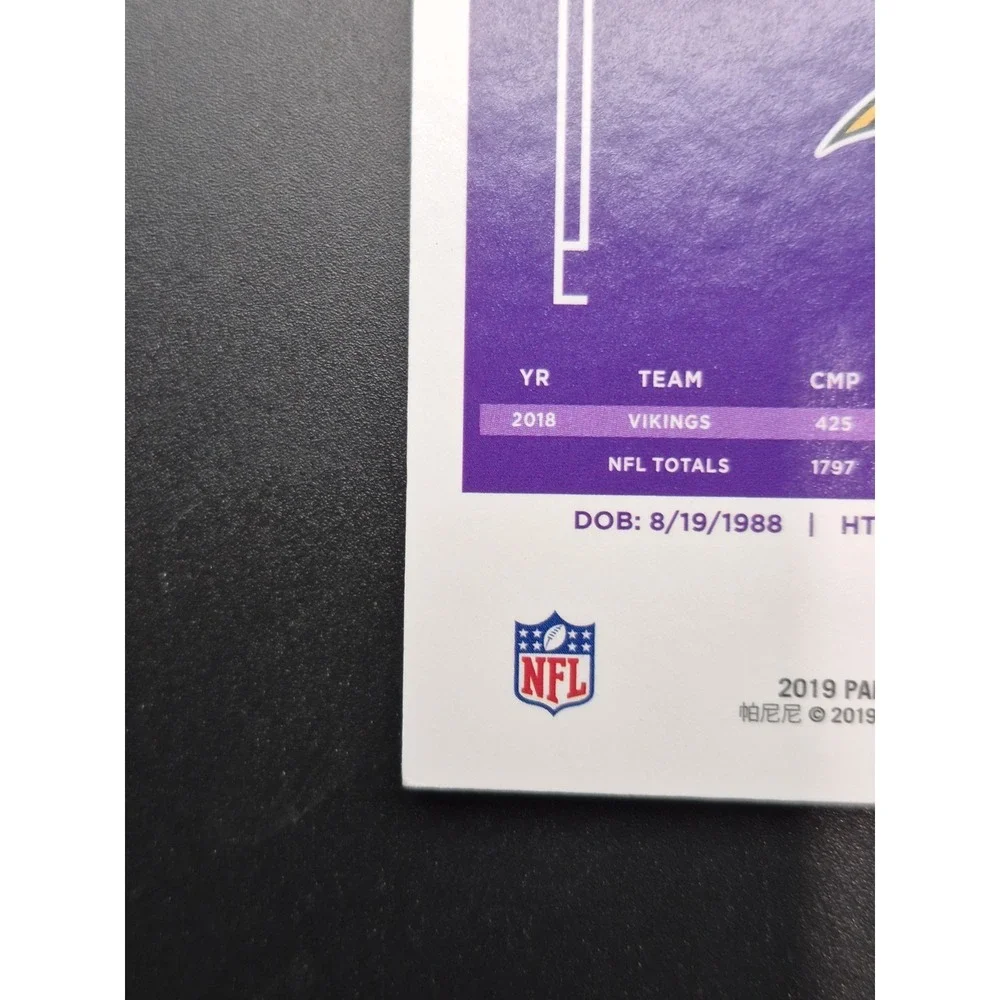 2019 Panini Impeccable Football Kirk Cousins #72 Ruby /8 Falcons Vikings Raiders